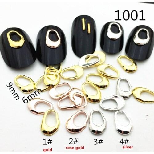 50pcs/pack Japan 3D Nail Art Decorations Metal Nail Accessories Alloy Fancy Styles Nail Parts DIY Charm Alloy Nail Supplies
