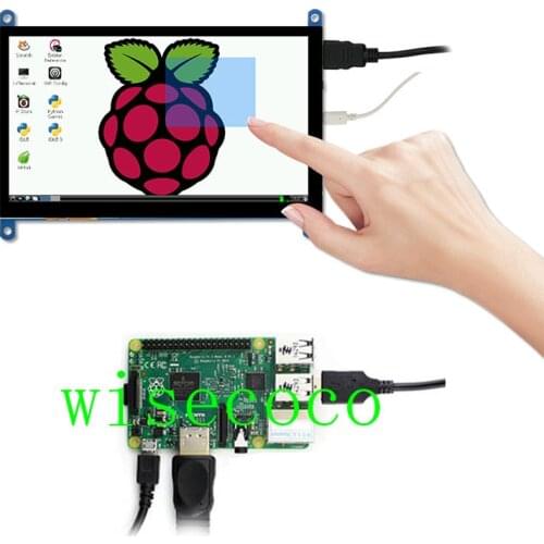 7 inch 1024*600 LCD Capacitive Touch Display usb support Raspberry Pi 3 Raspberry Pi 4 Model B and 3B+/3B 2B WIN7 8 10