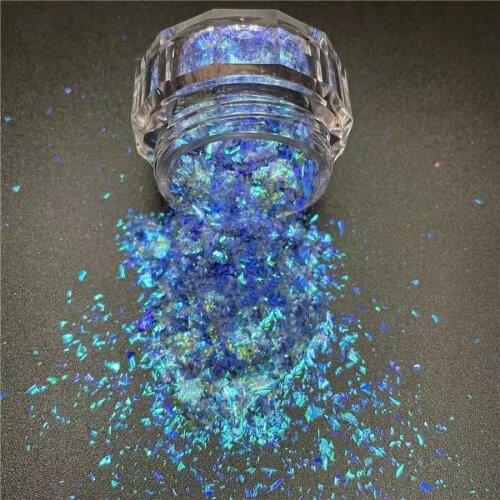 Aurora Chameleon Flakes Powder Neon Chrome Mirror Pigment Unicorn Nails Polish Gel Glitter for Lipgloss Eyeshadow Art Manicure