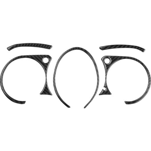 Carbon Fiber Car Accessories Interior Dashboard Panel Decoration Protective Cover Trim Stickers For Nissan 370Z Z34 2009-2021