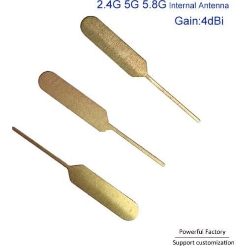 Free Sample 2.4g 5g 5.8G Internal Antenna Wifi Bluetooth Router Copper Omni Aerial 4dBi 100PCS / batch