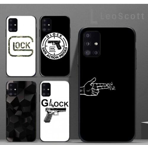 Glock Handgun Phone Case For Samsung A40 A31 A50 A51 A71 A20E A20S S8 S9 S10 S20 Plus note 20 ultra