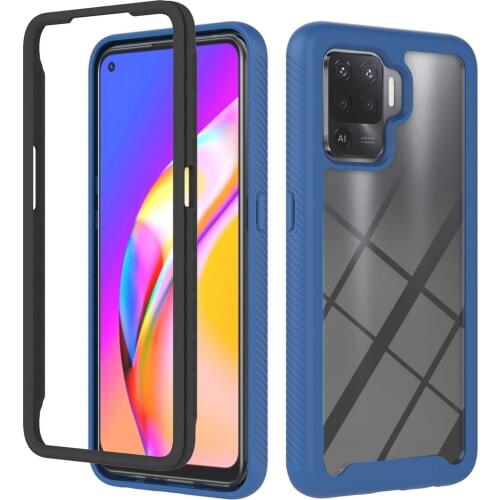 2 in 1 Hybrid Rugged Protective Case For OPPO A94 4G F19 Pro Reno 5 Lite 5F A53 Hard PC TPU Rubber Bumper Phone Back Cover