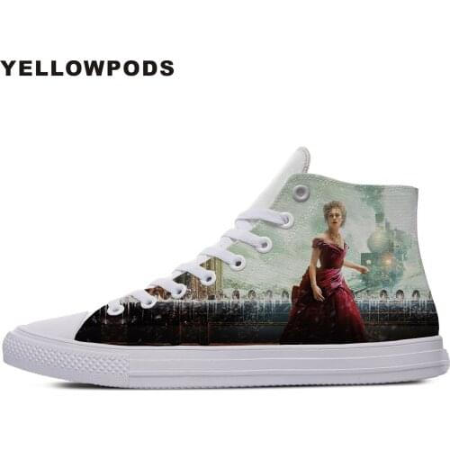Customized Your Own Logo/Photo/Image Pattern Anna Karenina Feature Movie Hot Men Flats Shoes Fashion Brand Diy Your Shoes