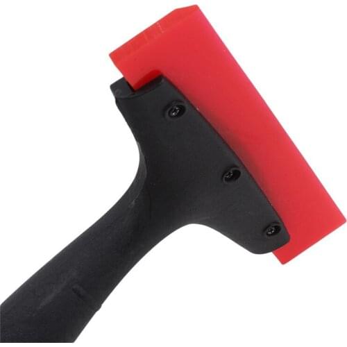 Red Rubber Eraser With Handle Scraper Tools Squeegee Vinyl Car Wrap Tools Snow Ice Scraper Window Cleaning Tools