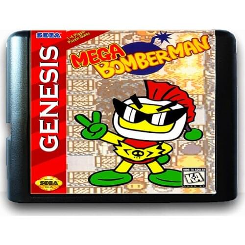 Mega Bomber Man for 16 bit Sega MD Game Card for Mega Drive for Genesis Video Game Console PAL USA JAP