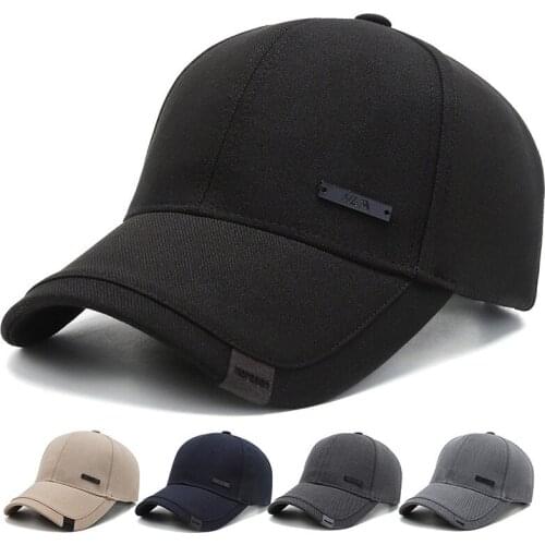 Fashion Hip Hop Seniors Baseball Cap Men Cotton Adjustable Golf Caps Middle-aged Elderly Outdoor Sports Hats Snapback Hats Gorra