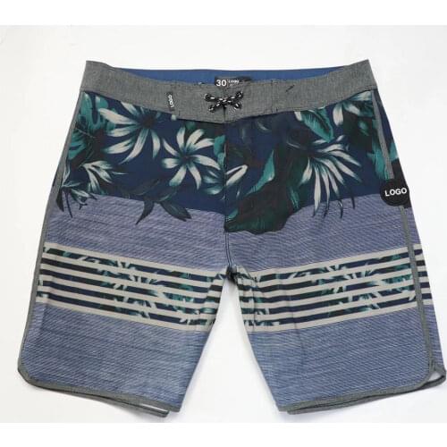 2021 Mens Surfing Swim Print Beach Shorts Quick Dry Breathable Elastic Spandex Phantom Board Shorts Fitness Beach Trunks Bermuda