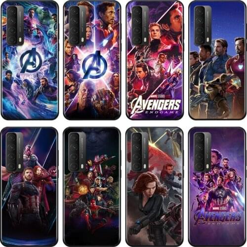 Marvel Avengers Heroes For Huawei Y9A Y9S Y9 Y8P Y8S Y7A Y7P Y7 Y6 Y6P Y6S Y5P Y5 Prime Pro 2019 2020 Soft Phone Case