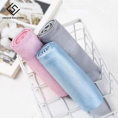 No Trace Absorbable 3 Size Soft Microfiber No Lint Window Car Rag Cleaning Towel Kitchen Cleaning Cloth Wipes Wipe Glass Cloth