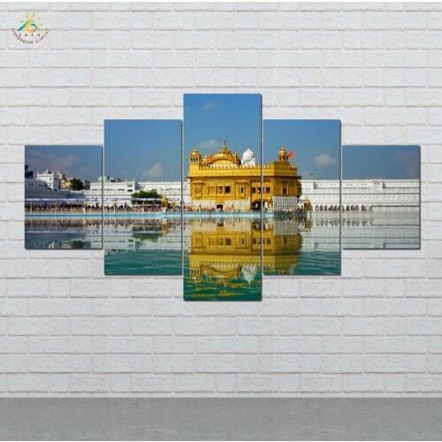 Heavenly palace Modern Canvas Art Prints Poster Wall Painting Home Decoration Artwork Wall Art Pictures for Bedroom 5 PIECES