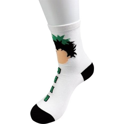 My Hero Academia Japan Anime Izuku Midoriya minimalist sock Socks