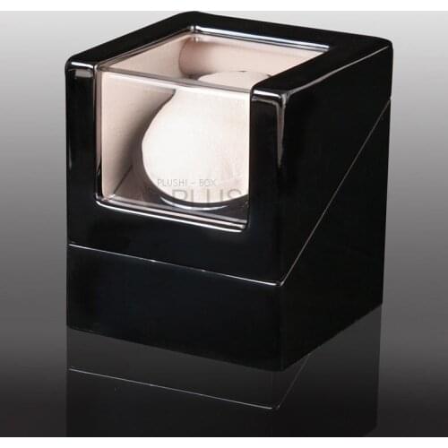 2018 New Wood Watch Winder Fashion Black Automantic Mechanical Watch Winder Watch Storage Gift Boxes New Watch Storage B071