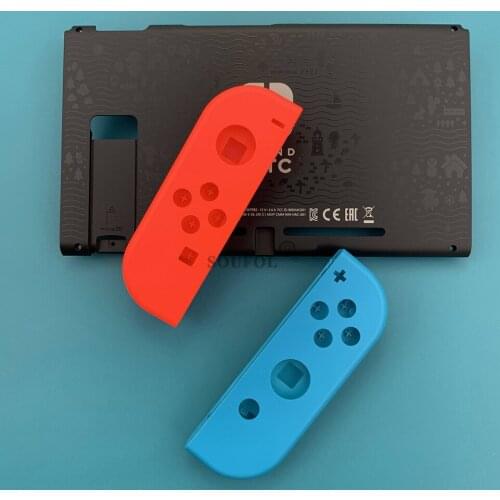 Newest for Nintend Switch Console Replacement Housing Shell Cover for NintendoSwitch Front Back Faceplate Joycon Case Red Blue