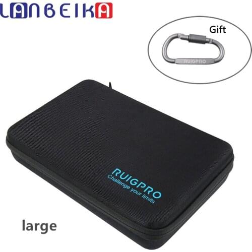 LANBEIKA Storage Bag Protective Case Box Large Size Handbag For GoPro Hero 9 8 7 6 SJCAM SJ9 SJ8 SJ6 DJI OSMO Action Camera Bag