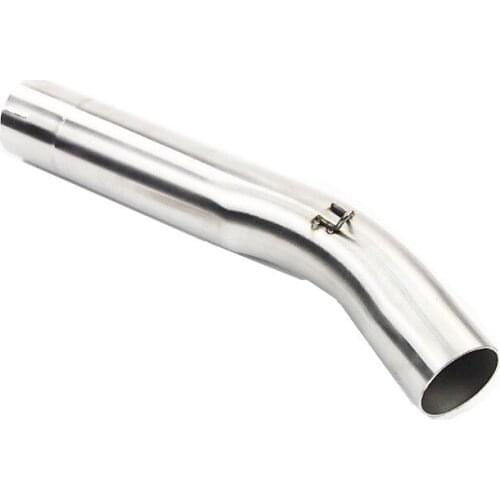 Motorcycle Stainless Steel Exhaust Link Pipe Middle Mid Connecting Tubes For Yamaha R6 1998-2005