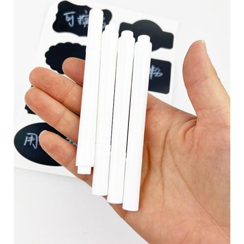 1Pcs White Liquid Chalk Marker Pen Used On Glass Windows Chalkboard Erasable Blackboard Pen Liquid Ink Pen Dust-Free Chalk