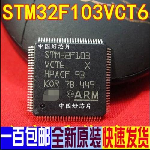 1Pcs Chip STM32F103VCT6 32-bit microcontroller cortexm3 chip lqfp-100