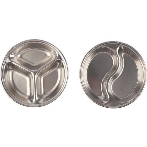 1pc Thickened Seasoning Dishes Stainless Steel Sauce Dishes Kitchen Tableware Food Dipping Bowls Snack Plates 10x10cm