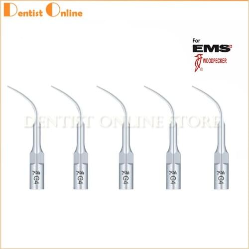5PCS G4 Ultrasonic Dental Scaler Scaling Tips for/EMS/woodpecker Piezo Handpiece