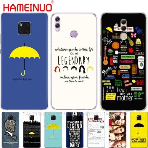 HAMEINUO how i met your mother himym quotes Cover phone Case for Huawei NOVA 3 3i mate 20 pro for honor 8x max note 10