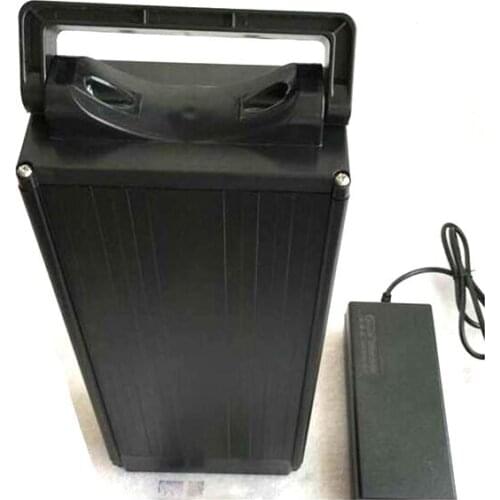 Black 48V 31AH for Panasonic cell electric bike battery rear rack battery 1000W BMS bike lithium battery Aluminum housing