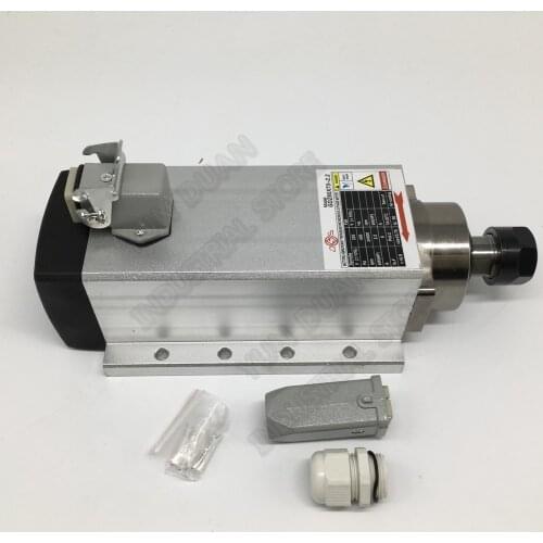 2.2KW Air Cooled Spindle Motor ER20 AC220V /380V 3HP Ceramic Bearings Mounting Bracket for CNC Engraving Machine Router
