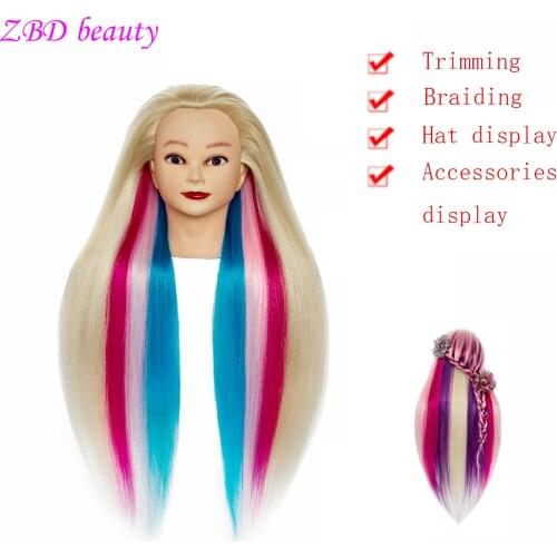 Doll Head For Training 24inch Styling Head Doll Hair Mannequin Head Hairdressing Mannequin Heads Barbie Head
