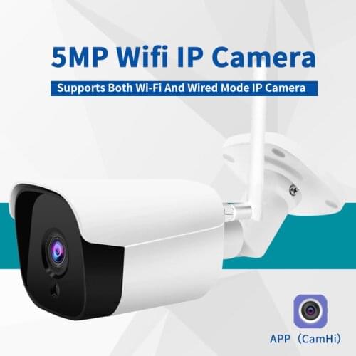 HD 5MP 1080P 307Wireless IP Camera WIFI Outdoor ONVIF CCTV Video Home Security Bullet Camera TF Card Slot Night Vision APP CamHi