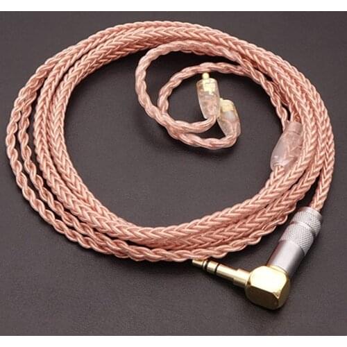 New FENGRU 1.2M 7N single crystal copper 8 core replaceable MMCX upgrade cable Earphone Wire For Shure SE535 SE215 SE846 UE900