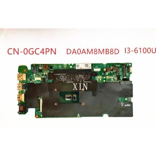 FOR Dell Vostro 5459 Laptop Motherboard DA0AM8MB8D0 REV:D I3-6100U CN-0GC4PN GC4PN Mainboard notebook 100% well working
