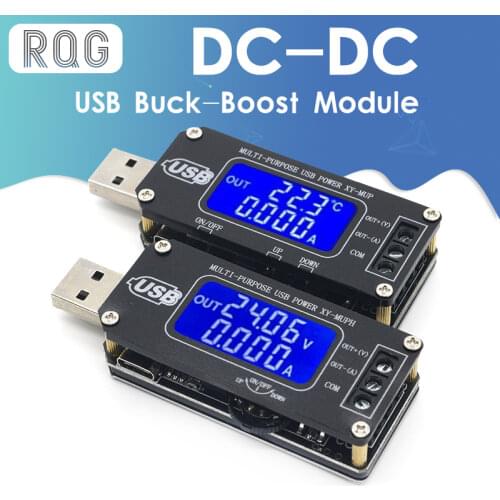 DC-DC CNC USB Boost Step down power supply voltage regulator module 5V to 3.3V 9V 12V 24V desktop power module Dual system