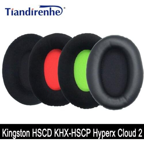 For Kingston HSCD KHX-HSCP Hyperx Cloud II Soft Protein Sponge Cover Ear Pads High Quality Headset Foam Cushion Replacement