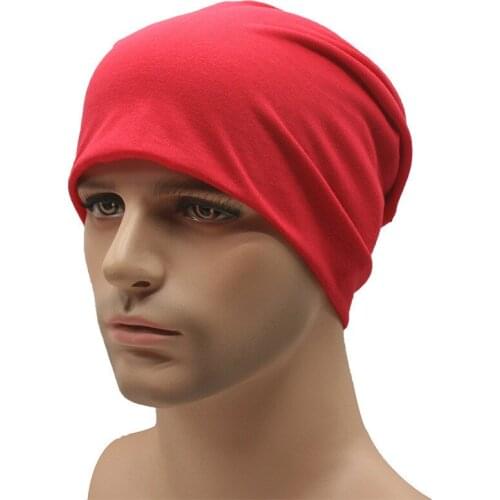 Solid Cotton Candy-colored Skullies Beanie Hats For Men and Women Autumn and Winter Headwear Hat Thin Breathable Hip-hop Caps