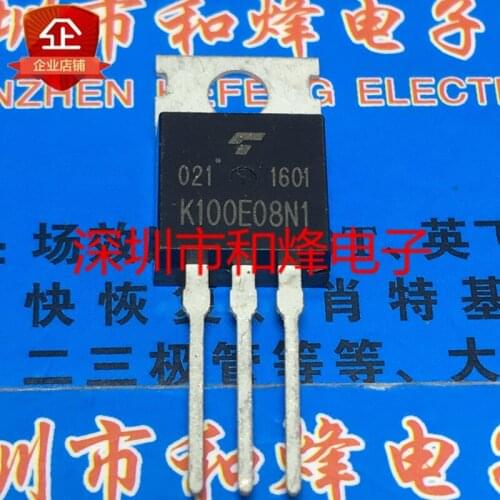 Original 10pcs/ TK100E08N1 K100E08N1 TO-220 80V 100A