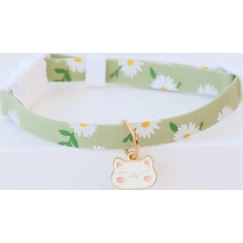 1PCS Combine Multiple Cat Collars New Ajustable Colorful Fashion Cute Pet Dog Collar Puppy Pendant Decoration Fruit Bell Supply