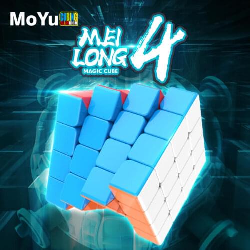 Original High Quality MoYu MeiLong 4 4x4x4 Magic Cube MeiLong4 4x4 Speed Puzzle Christmas Gift Ideas Kids Toys
