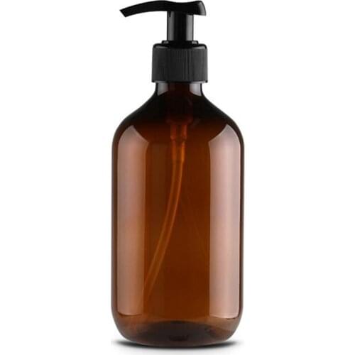 Plastic Lotion Bottles with Lotion Pump for Shampoo, Personal care,Lotion Refillable Boston Bottles Home Reuse