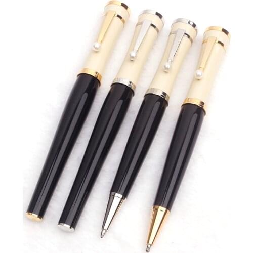 MB Business Pearl Pen Ballpoint Luxury Design Roller Ball Pens High End Durable Signing Pen Fountain Pens