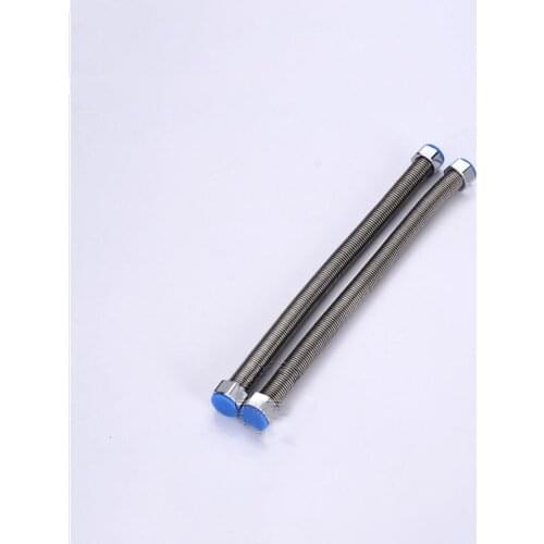 1/2" 304 Stainless Steel Bellows Tube High Density Basin Toilet Water Heater Pipe Connector Hot Cold Hose Bathroom Corrugated