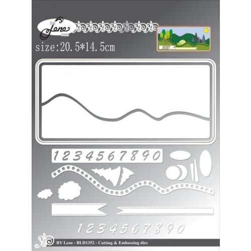 Sirius Album background Metal Cutting Dies DIY Scrapbooking Photo Embossing Craft Die dies scrapbooking nouveau arrivage 2021