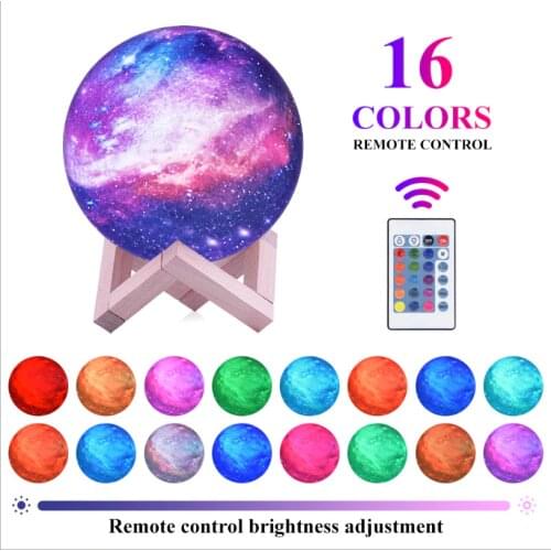 Make you a night of stars DIA18cm Clap or touch Creative gift of Moon lantern Moon Lantern 16 colors + clap + remote control