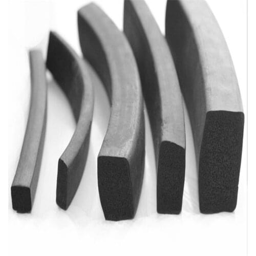 Foaming EPDM rubber seal strip Square Obling 3 5 10 15 20 25 30 40 50 Oring line cord Foamed EPDM spange rubber molding
