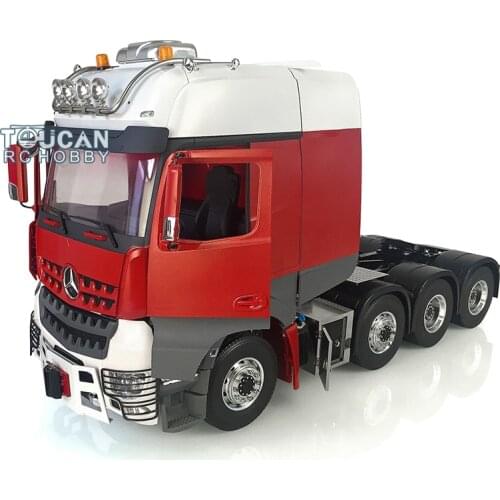 1/14 LESU 4 Axles 8x8 Metal Chassis Actros RC Tractor Truck Model DIY THZH0853