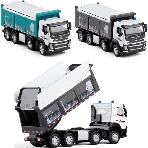 Brand New 1:50 Dump Truck Car Engineering Toy Educational Collection Model Car With Sound and Light V059