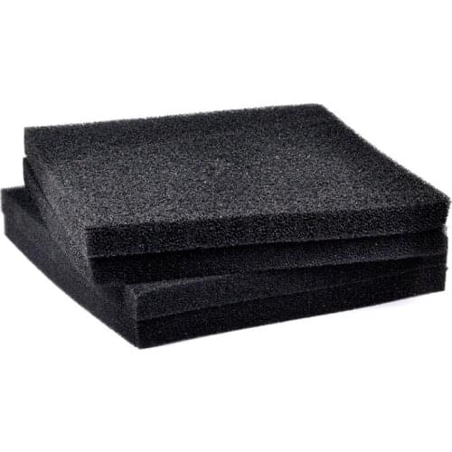 40cmx30cmx2cm Black Filtration Foam Aquarium Fish Tank Biochemical Filter Sponge Pad Skimmer Long Use Time Sponges Supply Tank