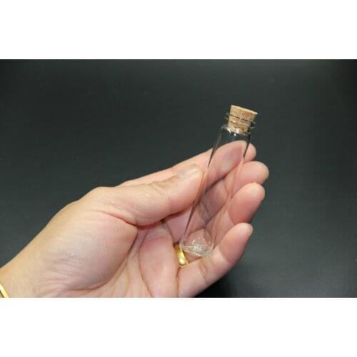 500pcs/lot 18*80mm 13ml Glass Jars Mason Jar Message Vials Cheap Cork Stopper Bottle DIY Small Glass Bottle Mini Containers Jars