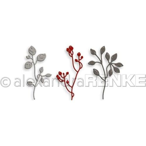 CH 2021 New Arrival Three Leaves Metal Cutting Dies 3D DIY Scrapbooking Carbon Sharp Craft Die Photo Invitation Cards Decoration