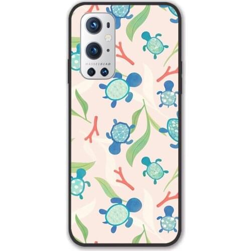 For Oneplus I Like Turtles Black TPU Border Oneplus Case