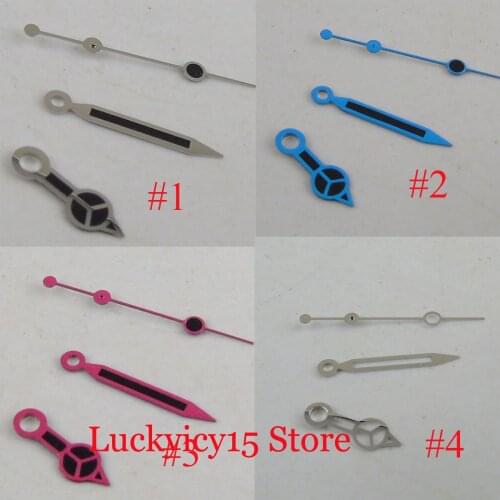 Watch Parts 4 Colors Watch Hands Watch Needles Fit for MIYOTA Automatic Movement